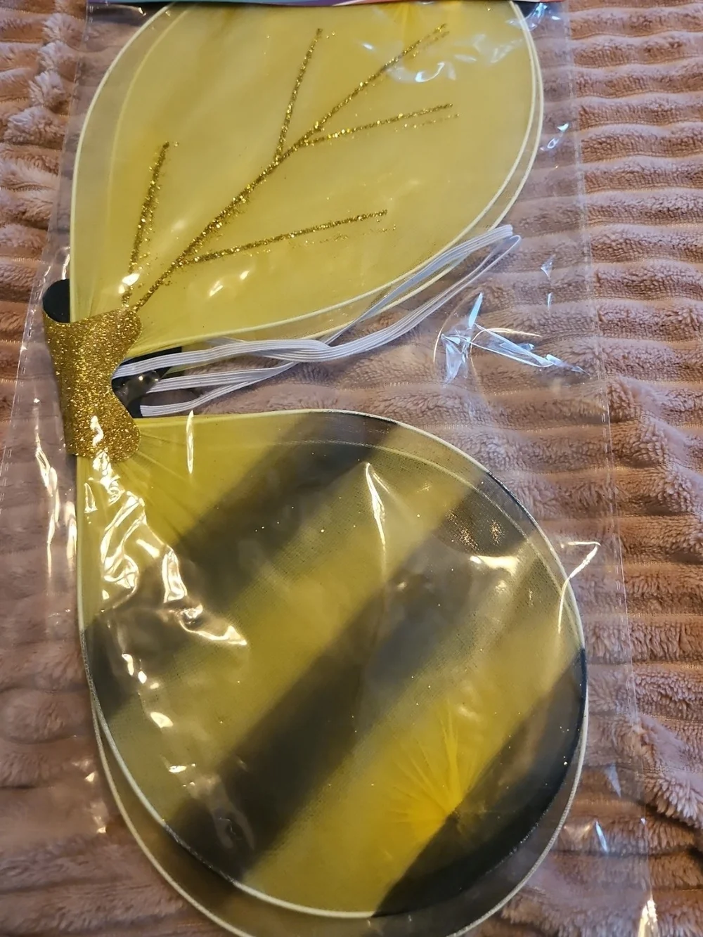 Kids Yellow & Black Bumblebee Costume Accessories Set